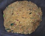 A picture of step 2 of Pearl millet flour and methi leaves paratha.