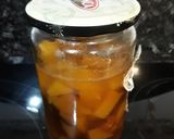 Foto del paso 3 de la receta Melocotón cocido con canela, moscatel y azúcar de caña
