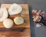 Foto del paso 4 de la receta: Lentejas viudas con chayote