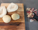 Foto del paso 4 de la receta: Lentejas viudas con chayote