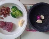 Foto langkah ke 1 dari resep MPASI : semur sapi kacang merah + brokoli (6 bln).