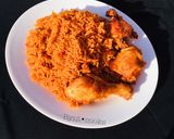 A picture of step 15 of Party jollof rice.