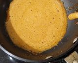 A picture of step 3 of Dalgona candy.