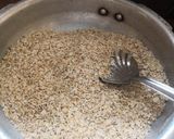 A picture of step 1 of Oats chivda.