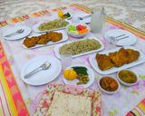 عکس مرحله 3 از دستور باقالی پلو و شوید با ماهی سوخاری😍😋