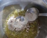 A picture of step 15 of Spinach Beets Ravioli with Minced Mushroom in Bachmel Sauce.