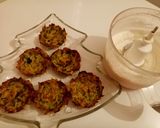 Pas rețetă Tarte din dovlecei, umplute cu crema din brânză frământată 3 fotografie
