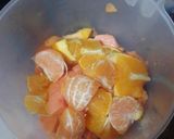 Foto del paso 2 de la receta: Falsa natilla de papaya, mandarina y naranja