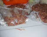 Foto del paso 4 de la receta: Hamburguesa rellena con queso