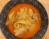 รูปขั้นตอนการทำที่ 6 ของ แกงเผ็ดหน่อไม้ดองเปรี้ยวกับไก่