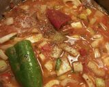 Foto del paso 16 de la receta Alubias blancas con acelgas, hinojo y puntas de pimientos