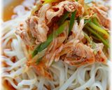 A picture of step 7 of Spicy Pork Shabu-Shabu Chilled Udon.