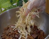 Gambar langkah 4 resipi Kerabu kerisik daging salai.
