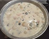 Foto del paso 7 de la receta: Gnocchi o Ñoquis de patatas con pollo, calabacín y salsa bechamel