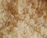 A picture of step 1 of Banana wt white rice n stew.