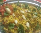 A picture of step 8 of Shahi paneer burji.