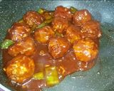 A picture of step 12 of Chicken Manchurian.