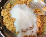 A picture of step 4 of Singhare Ka Halwa.