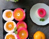Foto langkah ke 6 dari resep Puding Jeruk Merah Putih.