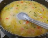 A picture of step 5 of Romancing The Rains, Indo - Chinese Sweet Corn Soup.