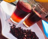 A picture of step 1 of Hibiscus juice 🥤.