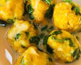 A picture of step 8 of Yam balls.