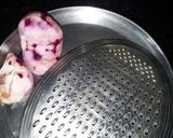 A picture of step 1 of Purple Yam Chivda.