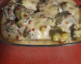 Foto del paso 11 de la receta Brócoli con bechamel y taquitos de jamón