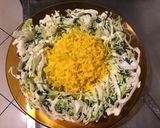 Une image de l'étape 6 de Salade iceberg,carottes jaunes,concombre et spiruline.