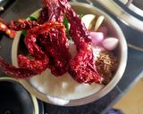 A picture of step 3 of Idli-Coconut Chuteny.