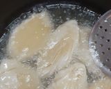 A picture of step 15 of Khaja puri.