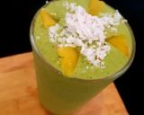รูปขั้นตอนการทำที่ 3 ของ Green PIÑA COLADA SMOOTHIE💚🥤 สมูทตี้ผักเป็ดพีนาโคลาด้า🍍🥥