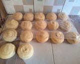 A picture of step 7 of Soft layered pumpkin chapati.