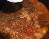 A picture of step 4 of Cowboys Chilli With Crispy Sweet Potato Toppers.