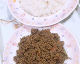 A picture of step 3 of Kima with white chawl boiled.