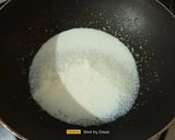 A picture of step 1 of Kesar Kopra Paak (Janmashtami Special).