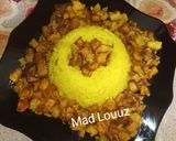 صورة لخطوة 6 من وصفة ارز مع بطاطا مقلية بالصلصة ولا أروع 🥘🥘🥘