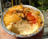 Foto langkah ke 8 dari resep Chicken macaroni schotel extra cheese toping.