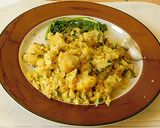 கோஸ், காலிஃப்ளவர், உருளை வ்ரைட் சாதம் ரெசிபி ஸ்டேப் 4 புகைப்படம்