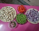 A picture of step 1 of Matar mushroom.