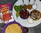 A picture of step 1 of Shami kabab.
