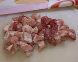 Foto del paso 1 de la receta: Garbanzos a la carbonara