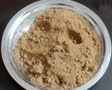 A picture of step 2 of Groundnut laddu.