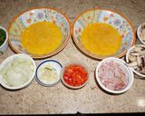 Foto del paso 1 de la receta: TORTILLA DE CHAMPIÑONES, ESPINACA Y JAMÓN