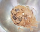 Une image de l'étape 1 de Mousse au chocolat et purée d'amandes.