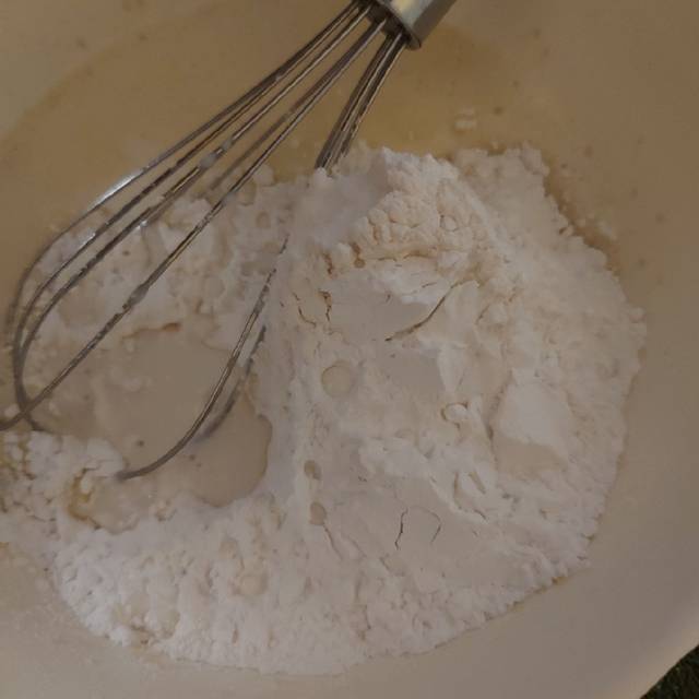 Langkah-langkah untuk membuat Cara membuat Kue Cubit (No mixer - Takaran sendok)