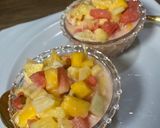 A picture of step 3 of Fruity salad🍉🍊🍍🍌.