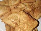Toast with meat