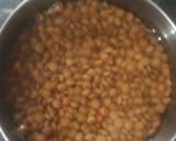 A picture of step 1 of Whole black masoor dal.