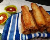 A picture of step 9 of Roll and sholl, Paneer sandwich.